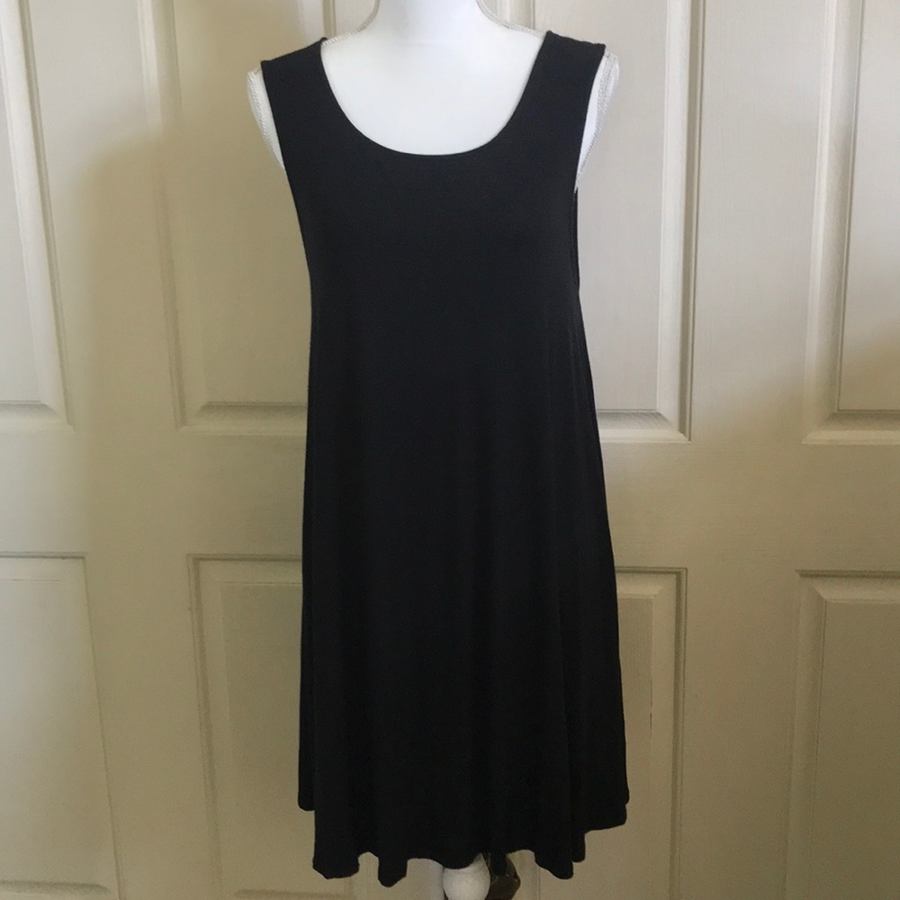American Eagle Basic Black Dress with open back